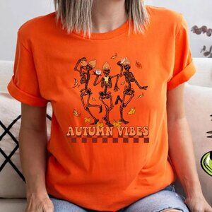 Skeleton Shirt, Dancing Skeletons Tee, Spooky Season Shirt, Halloween Party ...